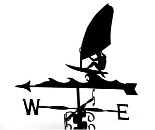 Windsurfer A weathervane